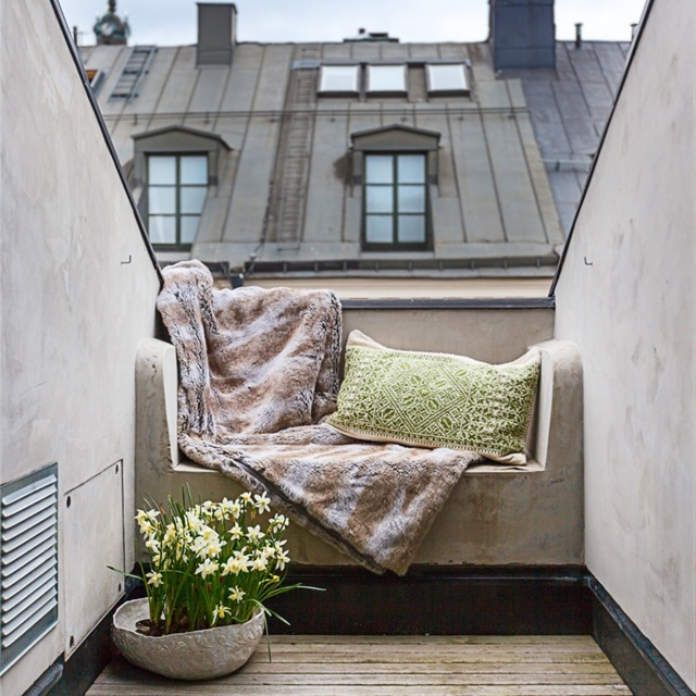 A great spot to relax with a book after a busy day of taking in the Paris sights.