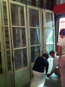the team at work