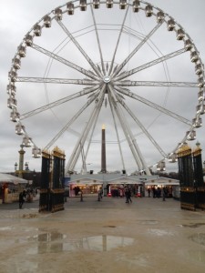 Paris was in the midst of January gloom and cold...but people were still having plenty of fun.