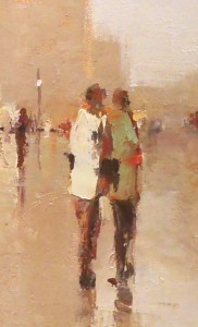 What a beautiful stand alone painting this could be! Look at the body language ...
