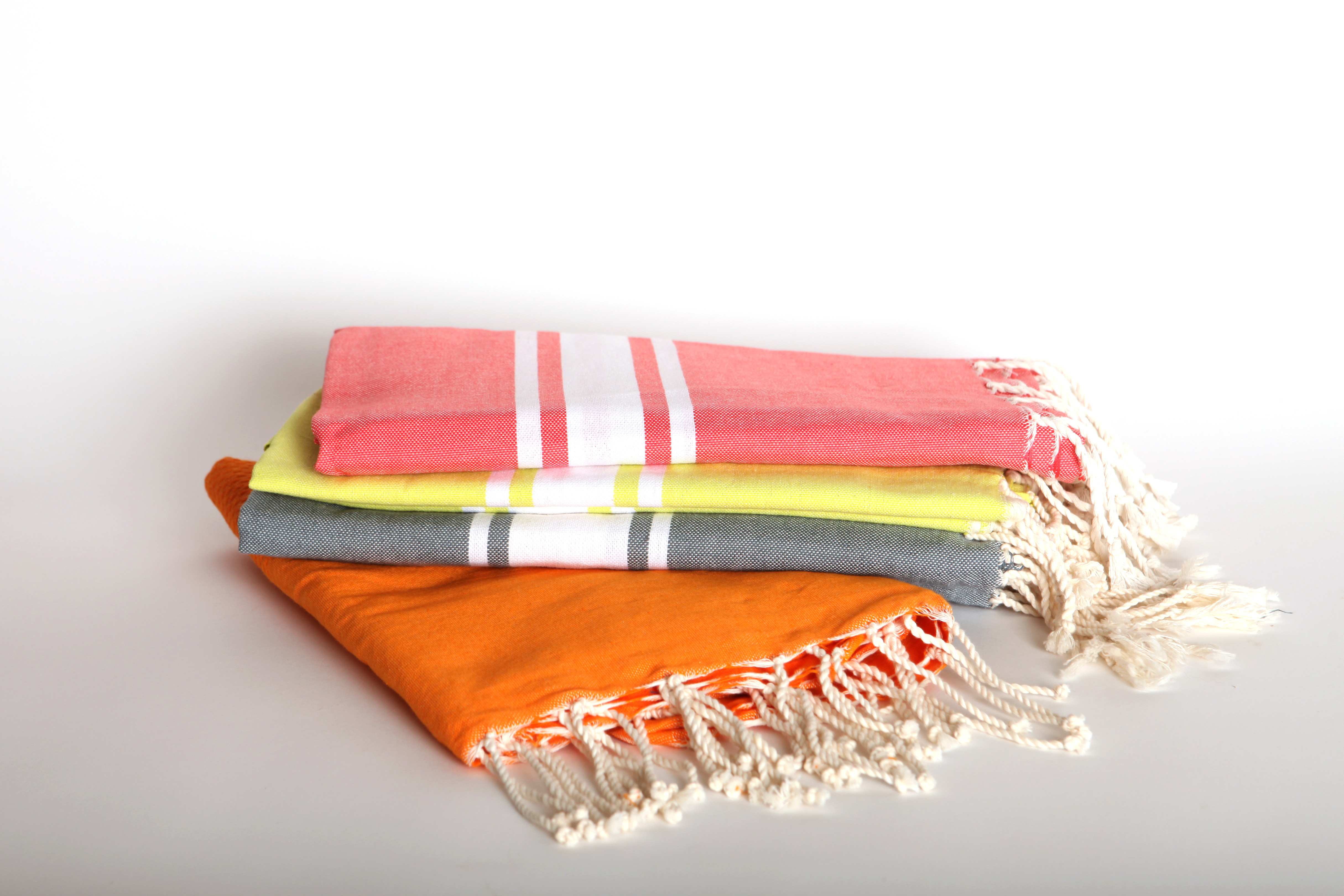 These oversized foutas are perfect for wrapping up in on the plane - and on the ground. Huff Harrington Home $42.00