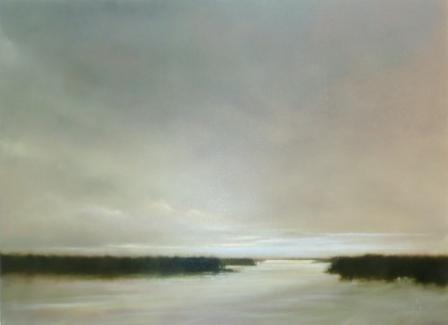 We love where Doug takes us in "Doublecheck" 48 x 36.