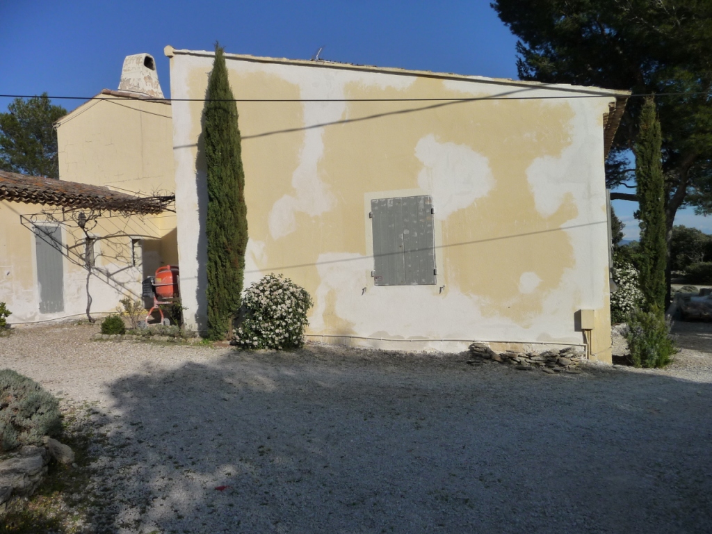 Outside in progress