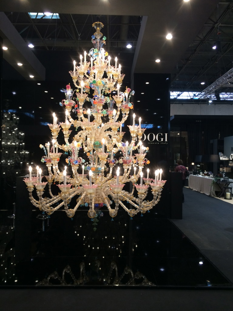 This was a gigantic Murano glass chandelier that took our eye as soon as we walked into M & O.