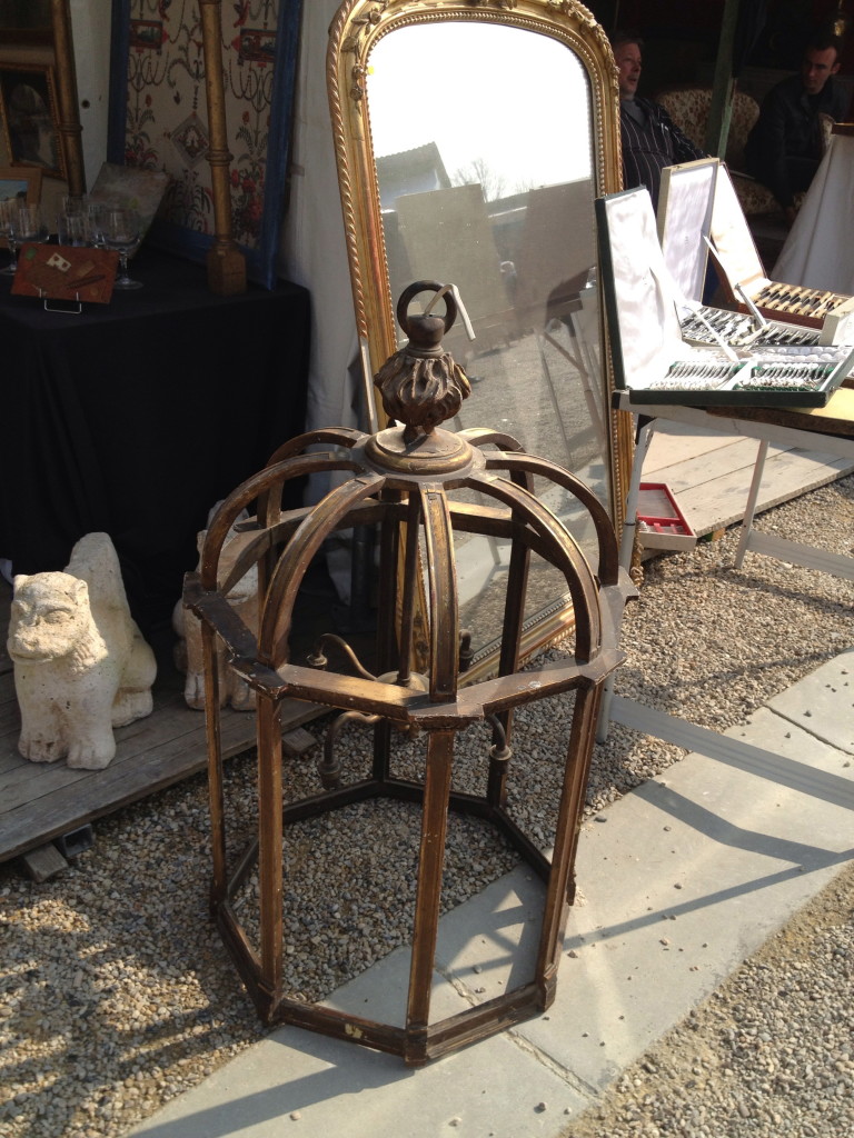 We also fell head over heels in love with this huge iron piece.