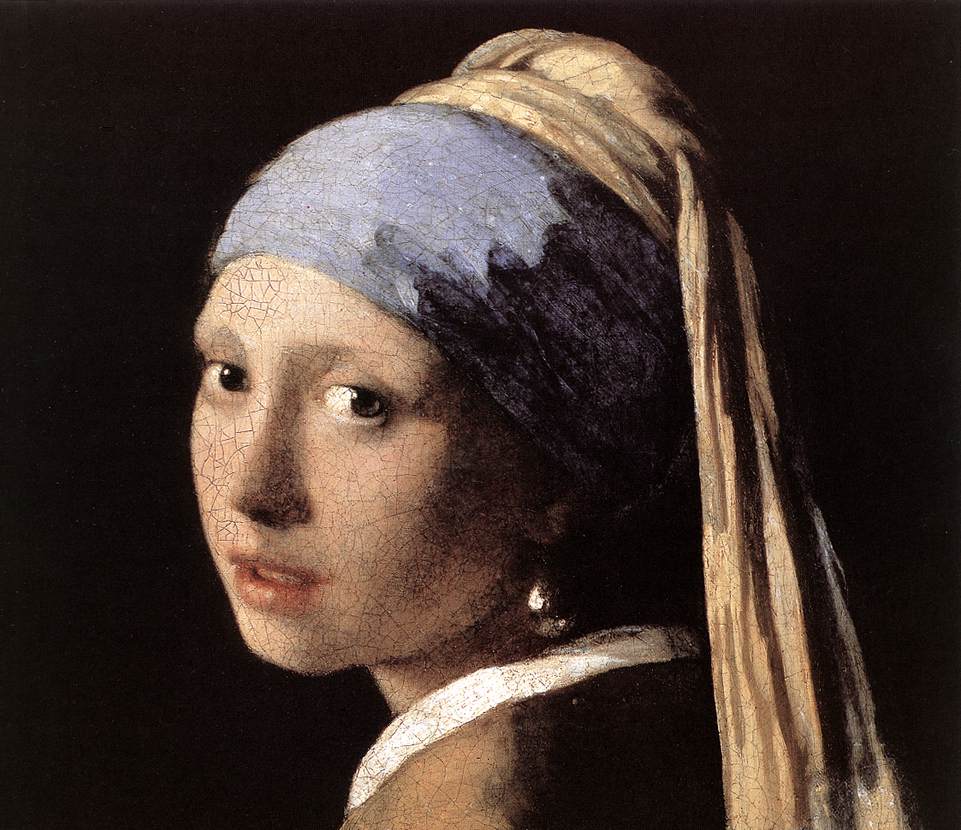 Girl with a Pearl Earring. Johannes Vermeer.