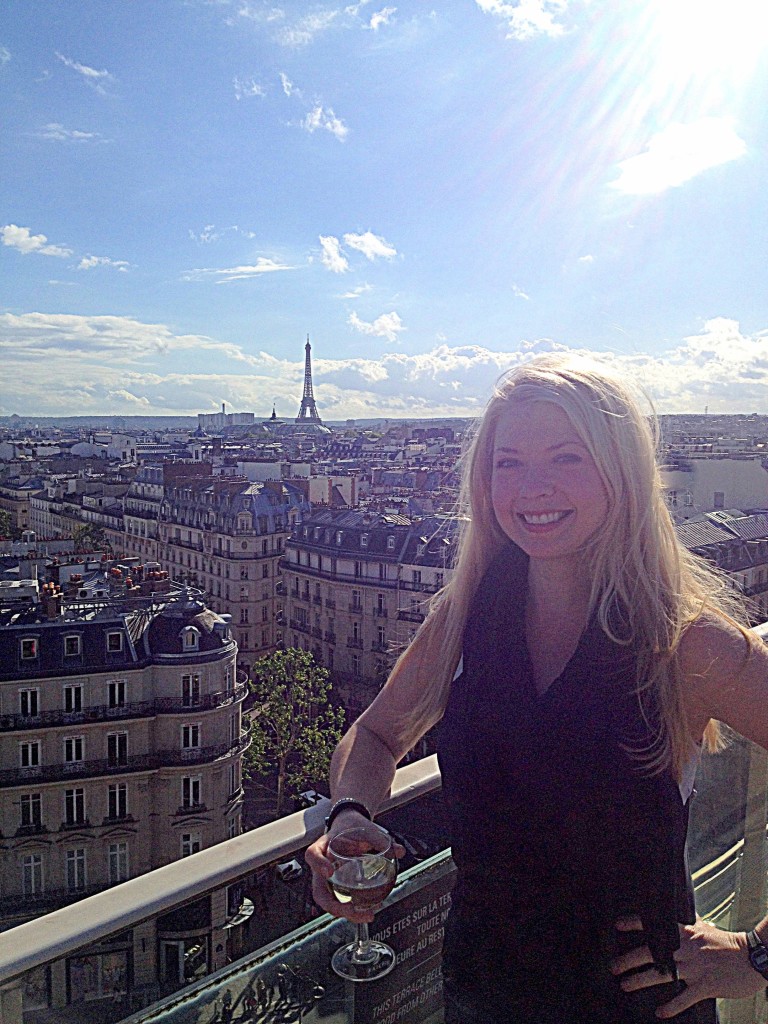 Melissa in Paris.