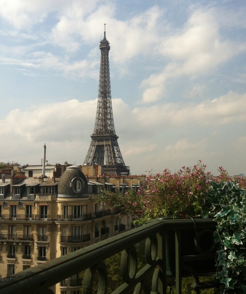 The view from our favorite Paris apartment, where we will be in March