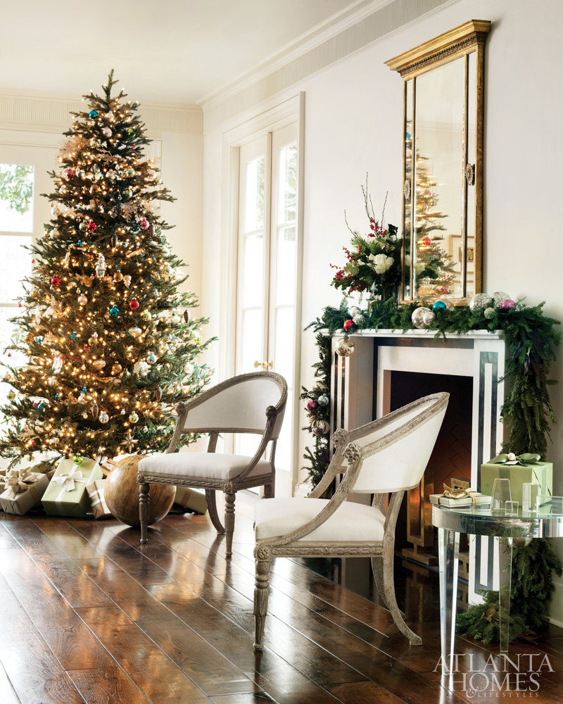 All grown up and looking elegant and festive.  From Atlanta Homes and Lifestyles and Suzanne Kasler.  Photo: Erica George Dines.