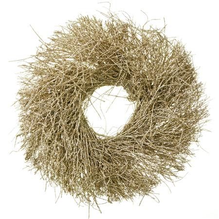 One little holiday gem we can't live without: glitter wreaths.