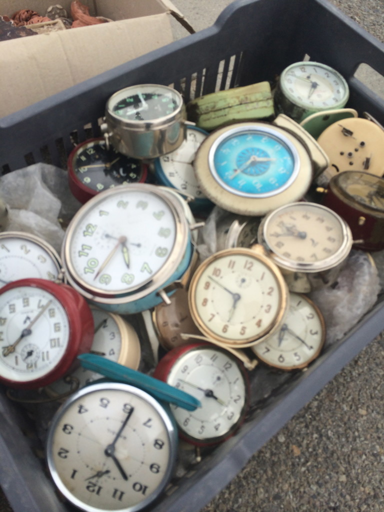 You can find crates and crates of smalls at French fairs and markets. You never know what you'll see.
