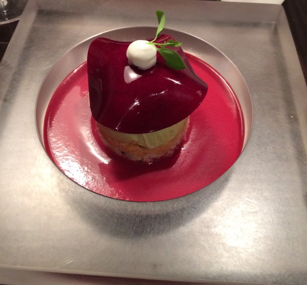 I thought, "This must be my dessert!" when I got this amazing dish of crabcake and caramalized beets at Pottoka!