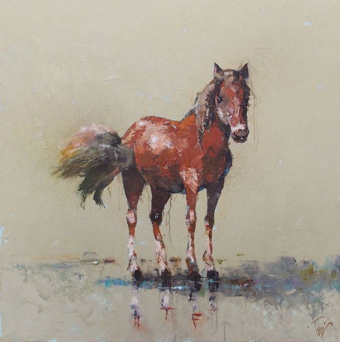 Wild Thing, 48 x 48, acrylic on canvas.