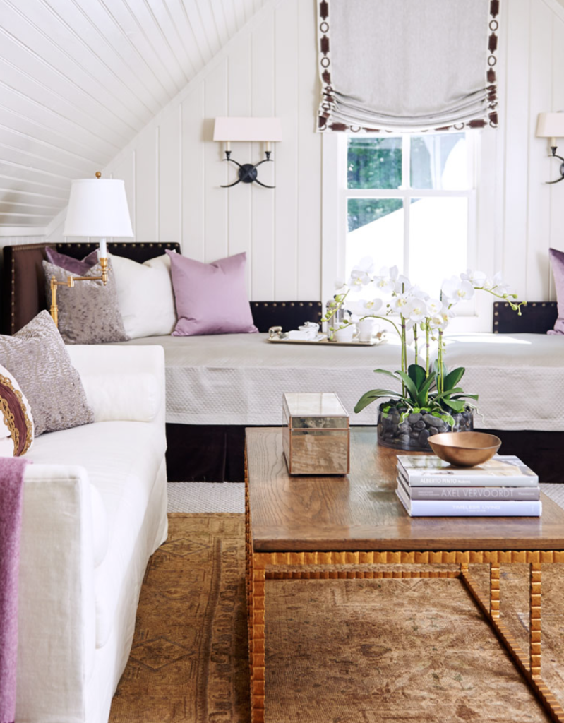 Amy D. Morris had fun with this space at the 2015 Cashiers Designer Showhouse.
