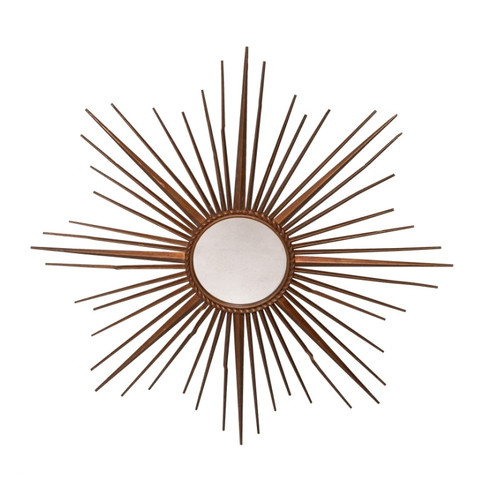 We knew we couldn't do a room without incorporating a beautiful French starburst mirror. And we found the perfect spot for it!