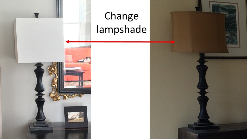 Change lampshade