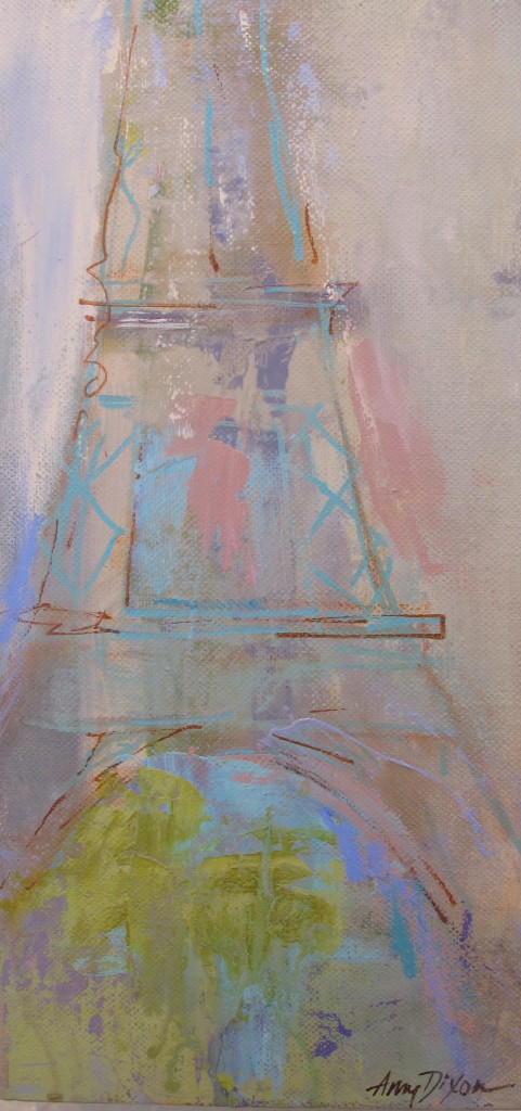 Amy Dixon Eiffel Tower 12 x 6