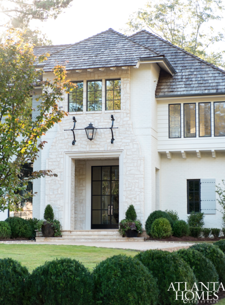 The exterior of Michael Ladisic's newest project (his own!) is clean and simple.