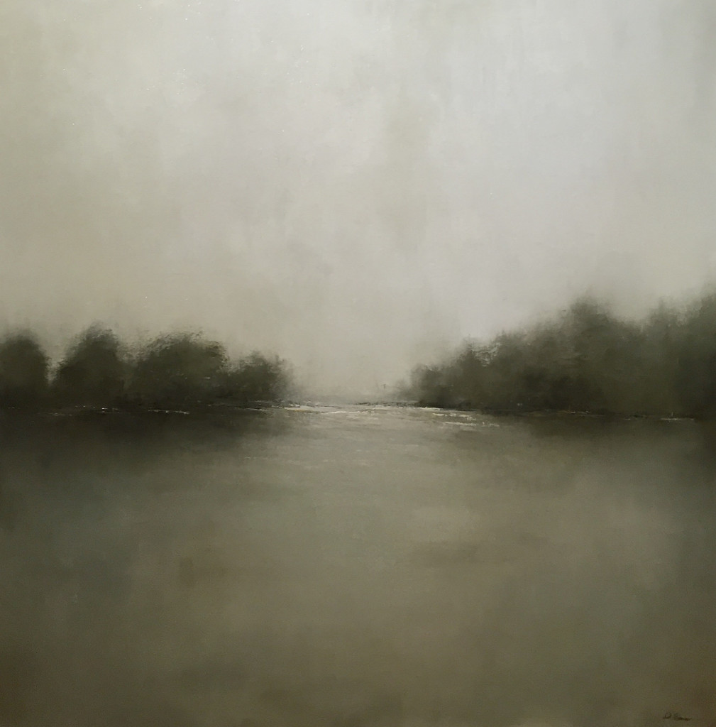 Morning Mist, by Geri Eubanks, a similar painting to the one that first caught our eye at Huff Harrington Home