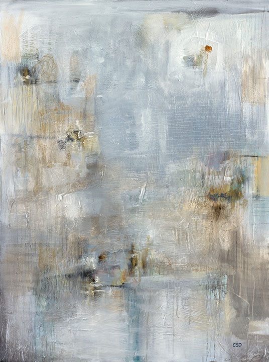 Christina Doelling, Serenity for Me, 48 x 36, mixed media on canvas.