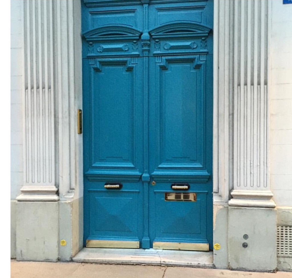 Blue door