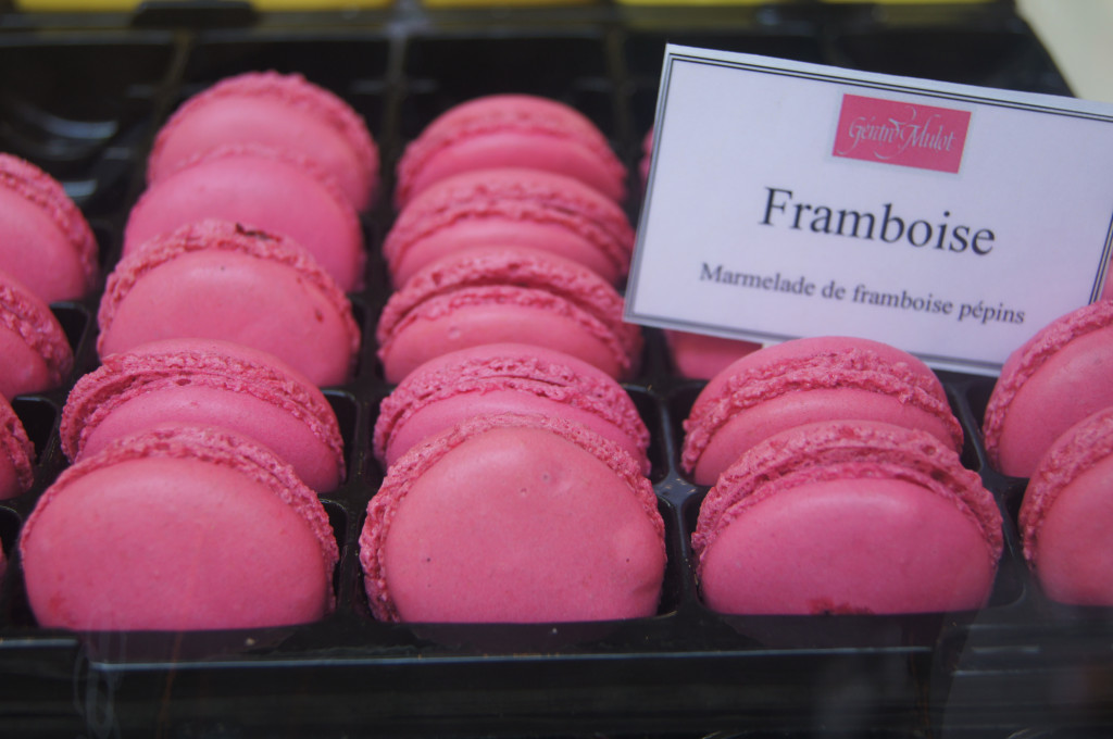 Easter in Paris means pink - even the macarons! Photo credit: Kathy Neal.