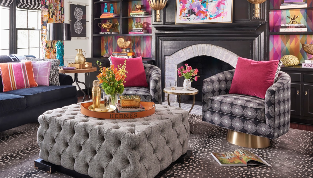 Lisa just finished redoing her family room. Love this!