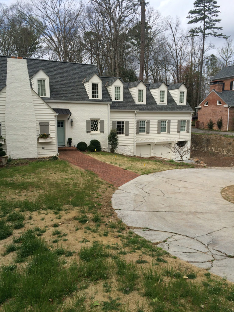 landscape before and after
