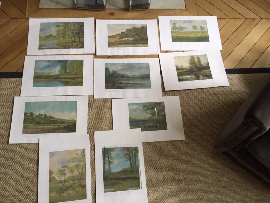 Huff Harrington Batch 1 - 10 gouaches