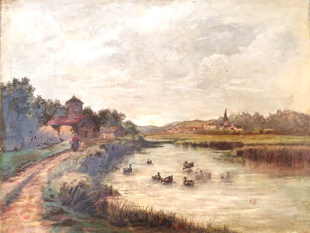 Painting from flea market
