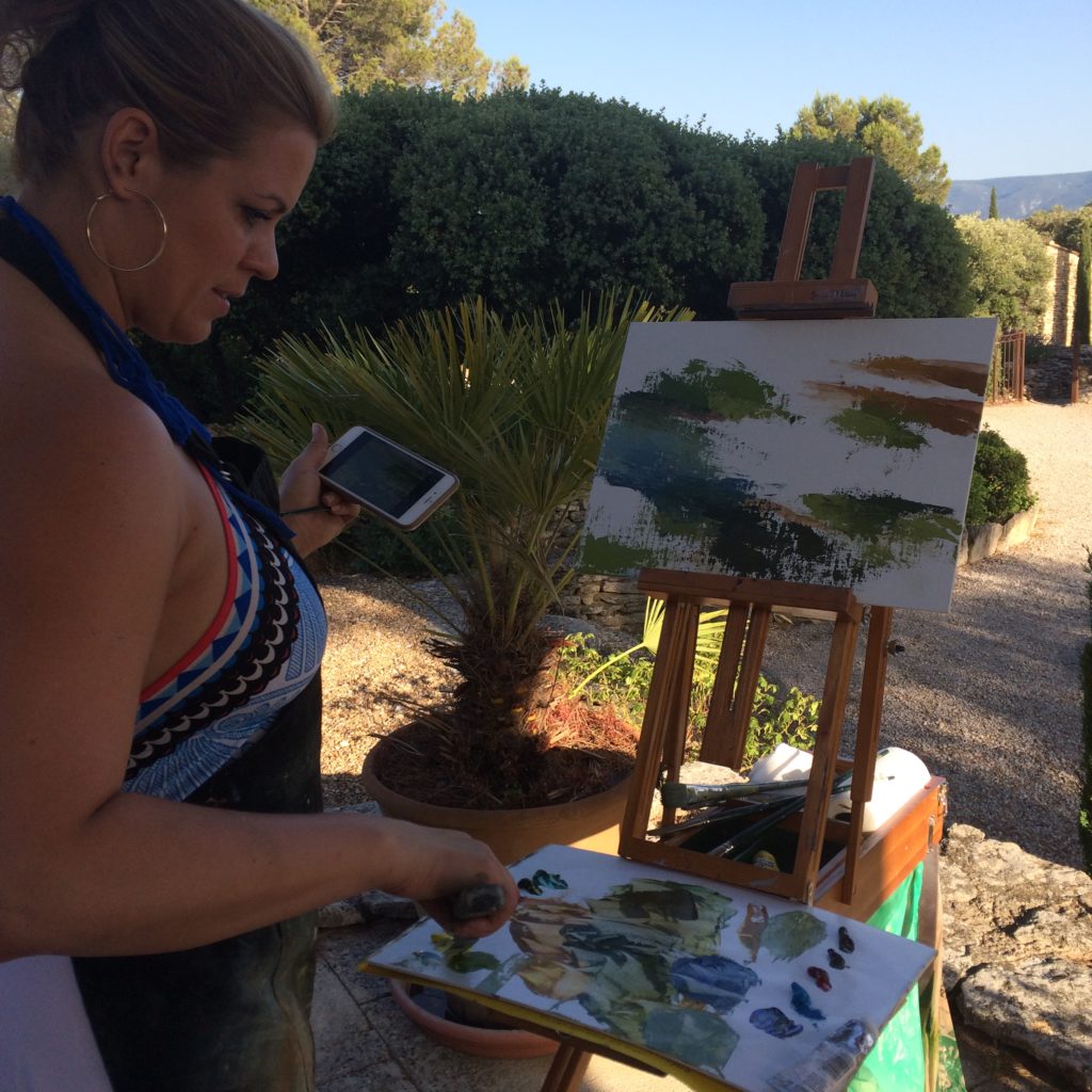 "No noodling, mix before you start, learn what you’re doing, be thoughtful, decisive and boss of that paint!."