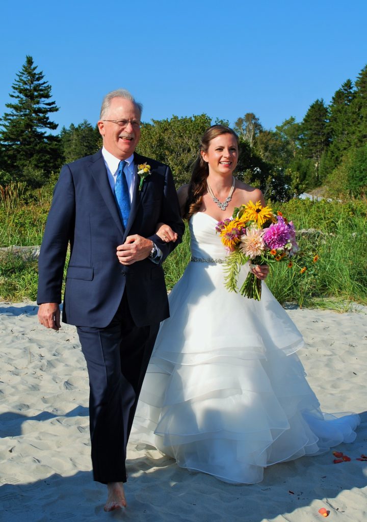 The day of the wedding, Maine