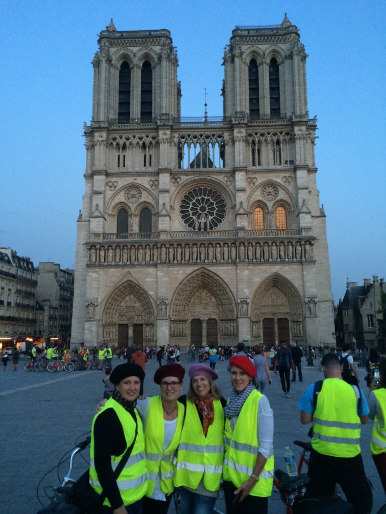 Or vising Notre Dame in the evening light