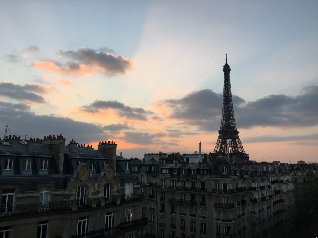 Sunset from the apartment